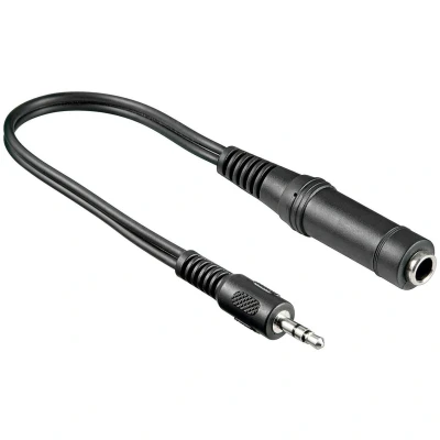 Afbeelding van Goobay 3,5mm Jack (m) 6,35mm (v) stereo audio adapter 0,20 meter