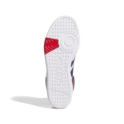 Afbeelding van adidas Uniseks Kind HOOPS 4.0 MID SHOES, ftwr white/dark blue/team victory red, 35 1/2 EU