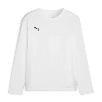 Afbeelding van Puma Teamgoal JR Unisex Longsleeve voor kinderen, Maat: 140, White/black/feather gray