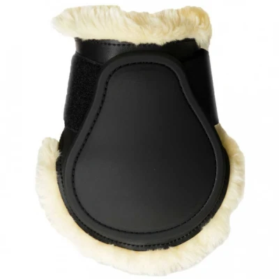 Afbeelding van Kentucky Strijklappen Young Horse Sheepskin Black Full