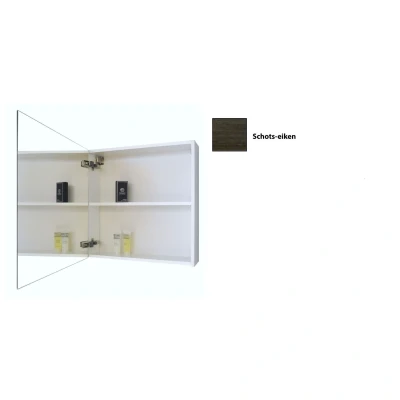Afbeelding van Spiegelkast Sanicare Qlassics 60 cm 1 Deur Schots Eiken Rechts