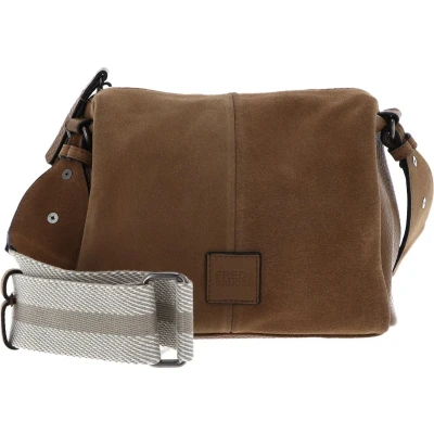 Afbeelding van FREDsBRUDER Leren Schoudertas Lazap Crossbody Bag Iced Coffee Bruine