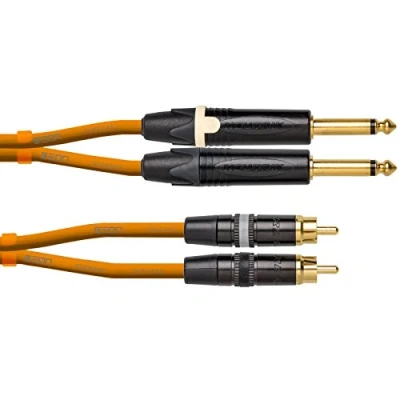 Afbeelding van Cordial CEON DJ PLUG RCA 1.5 O Audiokabel