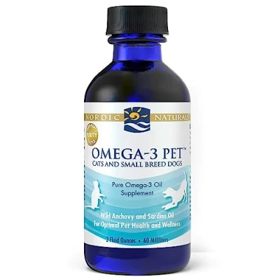 Afbeelding van Nordic Naturals, Omega 3 Pet, visolie voor katten en kleine honden, 60 ml, laboratoriumgetest, sojavrij, glutenvrij, GMO vrij