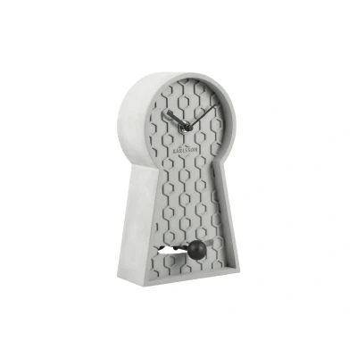 Afbeelding van Karlsson Tafelklok Honeycomb Pendulum Grijs