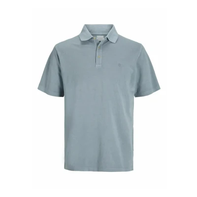 Afbeelding van Jack &amp; Jones Poloshirt Jprbluwilliam Wash Ss Polo Sn 12257315 Flint Stone Mannen Maat L