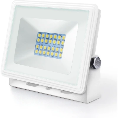 Afbeelding van Buitenlamp wit LED 20W=180W schijnwerper koelwit 4000K waterdicht IP65
