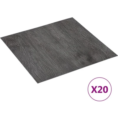 Afbeelding van Vloerplanken 20 st zelfklevend 1,86 m² PVC bruin