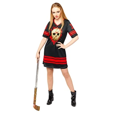 Afbeelding van Halloween Kostuum Jason Voorhees Dames Officieel Maat XL
