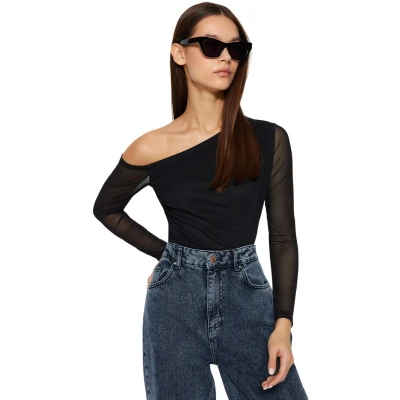 Afbeelding van Trendyol TWOAW24BZ00051 Volwassenen Vrouwen Bruin XL