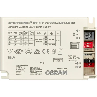Afbeelding van osram led driver ot fit 75 220 240 1a6 cs 4052899999565