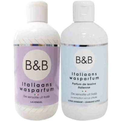 Afbeelding van B&amp;B Italiaanse Wasparfum Lavendel&amp;Lotus Diamant Pakket