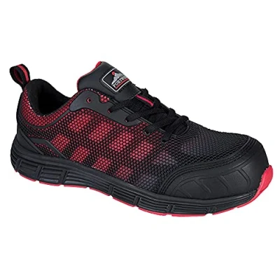 Afbeelding van Portwest Compositelite Ogwen Trainer S1P maat 38 5, BkRed