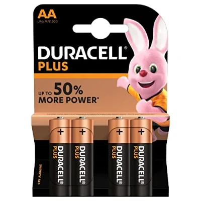 Afbeelding van Duracell batterij AA super alkaline LR6, 4 per pak