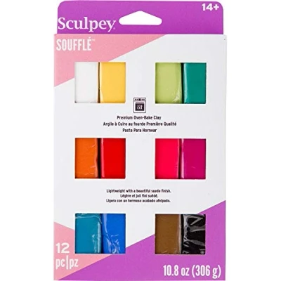 Afbeelding van Polyform Ton Sculpey Souffle Multipack 12 kg