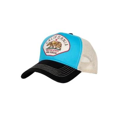 Afbeelding van King Kerosin Trucker Cap California Zwart &amp; Wit