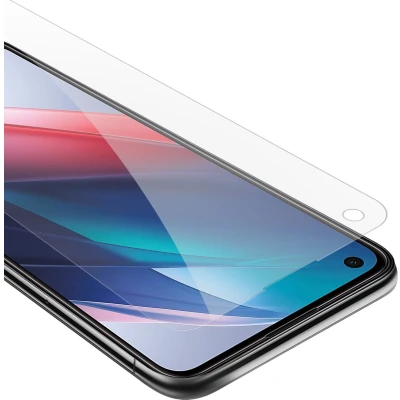 Afbeelding van Cadorabo Screenprotector geschikt voor Oppo FIND X3 LITE Pantser film Beschermende in KRISTALHELDER Geharde (Tempered) display beschermglas 9H hardheid met 3D Touch