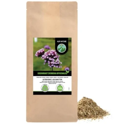 Afbeelding van Verbena (500g), officinalis gesneden, voorzichtig gedroogd, 100% puur en natuurlijk voor de bereiding van thee, kruidenthee