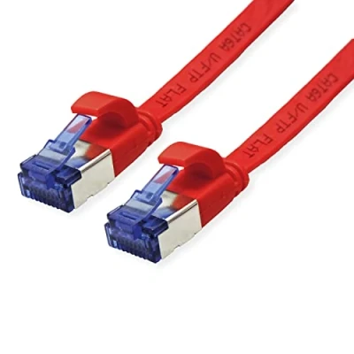 Afbeelding van VALUE FTP patchkabel, Cat.6A (Class EA), extra plat, rood, 2 m