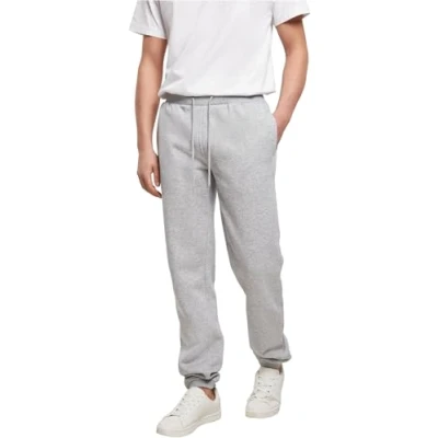 Afbeelding van Build Your Brand Heren sportbroek Heavy sweatpants joggingbroek voor mannen verkrijgbaar in zwart of grijs, maten S 5XL, Heather Grey,