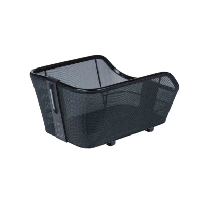 Afbeelding van Basil fietsmand cento tech fiber wsl met bagagedragerbevestiging 21 liter Zwart
