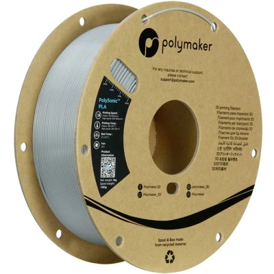 Afbeelding van Polymaker PolySonic High Speed PLA 1kg Grijs