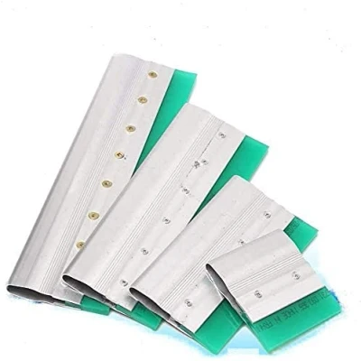 Afbeelding van T&amp;F Aluminium rakel 70 Shore rakelrubber voor zeefdruk, ideaal textieldruk