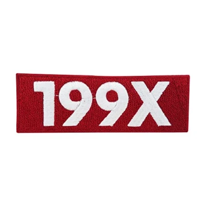 Afbeelding van Finally Home 199X 90s Kid Patch om op te strijken, jaren 90 patches, &#039;90, strijkapplicaties, patches voor kleding