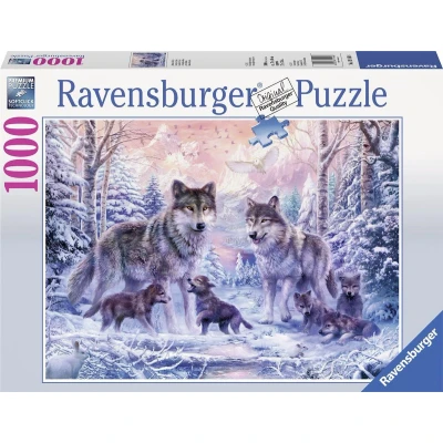 Afbeelding van Ravensburger puzzel wolven 1000pc