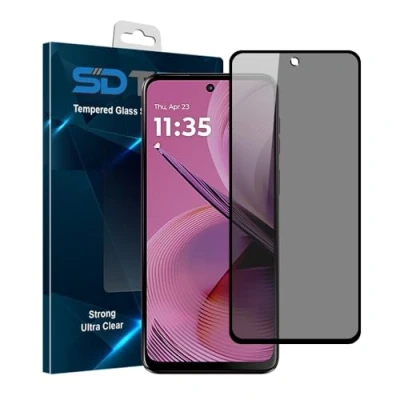 Afbeelding van SDTEK Voor Motorola Moto G55 Privacy Screen Protector Gehard Glas Guard Anti Gluren