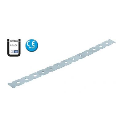 Afbeelding van Lijmkoppelstrip Optima 300X20X0.6mm RVS A4 316 10 stuks