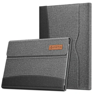 Afbeelding van Fintie Hoes voor Samsung Galaxy Tab S6 10.5 2019 (compatibel met S Pen draadloze oplaadfunctie) Multi angle bekijken beschermhoes documentsleuven en automatische slaap/waakfunctie, grijs