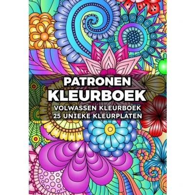 Afbeelding van Volwassen Kleurboek: Patronen Kleurboek, 25 Unieke Kleurplaten