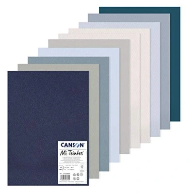 Afbeelding van Canson Mi Teintes Pack A3 10H 60% bij 160g koude tinten