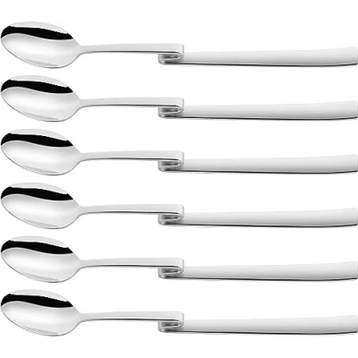 Afbeelding van Zwilling 07150 314 0 diner, 6 latte macchiato lepels, roestvrij staal