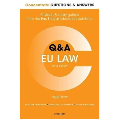 Afbeelding van Concentrate Questions and Answers EU Law: Law Q&amp;A Revision Study Guide
