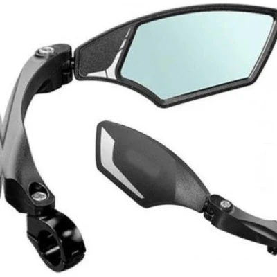 Afbeelding van Mirage Luxe Speed Pedelec Fietsspiegel Rechts Zwart Licht Dimmend Glas
