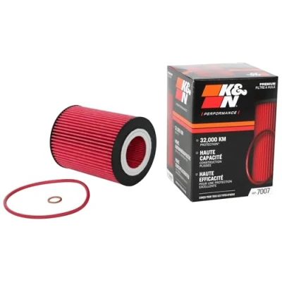 Afbeelding van K&amp;N Oliefilter High Performance Series compatibel met BMW, Ford, Landrover, Volvo (HP 7007)