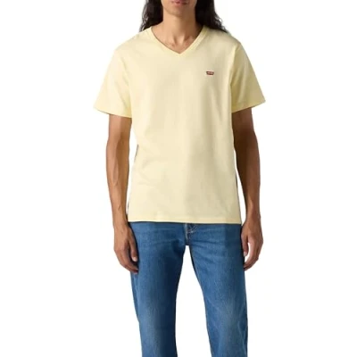 Afbeelding van Levi&#039;s Original Tshirt basic, Heren, Maat: Small, Double cream