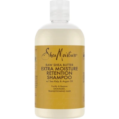 Afbeelding van 3x Shea Moisture Raw Butter Extra Retention Shampoo 384 ml