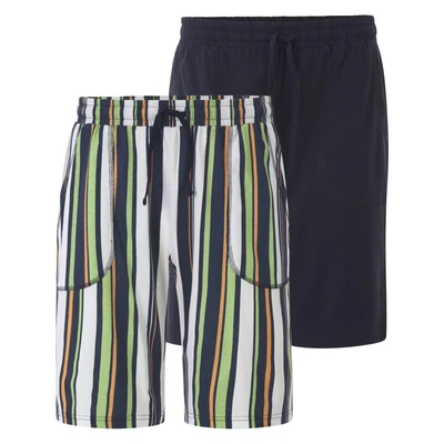 Afbeelding van Babista 2ER PACK Kurze Roderic Pyjamabroek, Heren, Maat: Medium, Dunkelblau