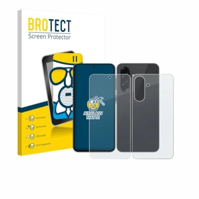 Afbeelding van BROTECT Screenprotector voor Samsung Galaxy A36 5G Enterprise Edition (Voor+Achter) Folie Beschermfolie Beschermglas matte