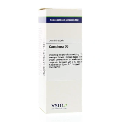 Afbeelding van Vsm Camphora D6, 20 ml
