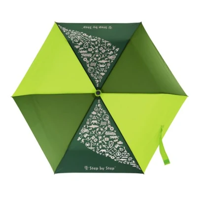Afbeelding van Paraplu Step by Magic Rain effect limoen