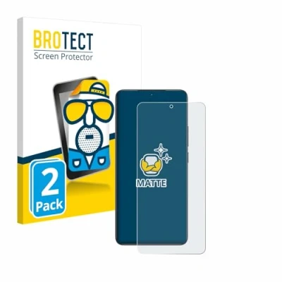 Afbeelding van BROTECT (2 Stuks) Antireflecterende Beschermfolie voor Xiaomi Poco F6 Pro Anti Glare Screen Protector, Mat, Ontspiegelend