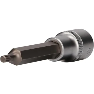 Afbeelding van BRILLIANT TOOLS BT022940 1/2&quot; veeltandbitdop, 100 mm lang, M5 [Powered by KS TOOLS]