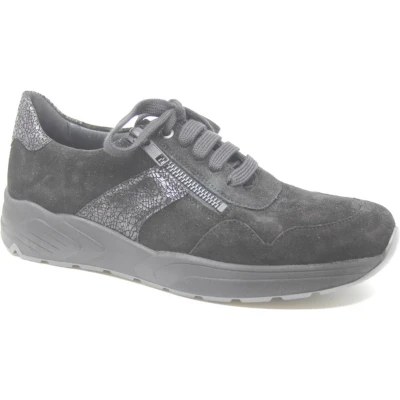 Afbeelding van Solidus, 53008, 53008 01100, Zwarte sneakers wijdte F