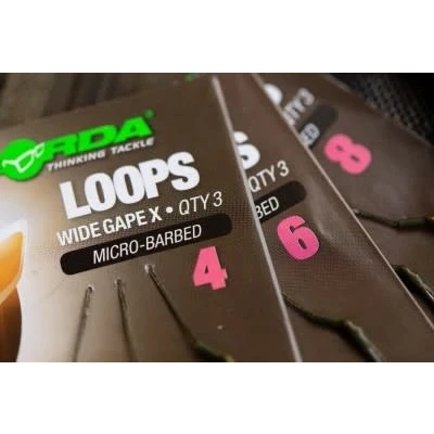Afbeelding van Korda Loops Krank Micro Barbed (3 pcs) Haak 8