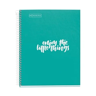 Afbeelding van Miquelrius 46563 notitieboek, A5, 100 geruit, 90 g, turquoise