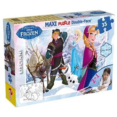 Afbeelding van Disney frozen 46867 puzzle df supermaxi 35 playing on the ice colour, one size